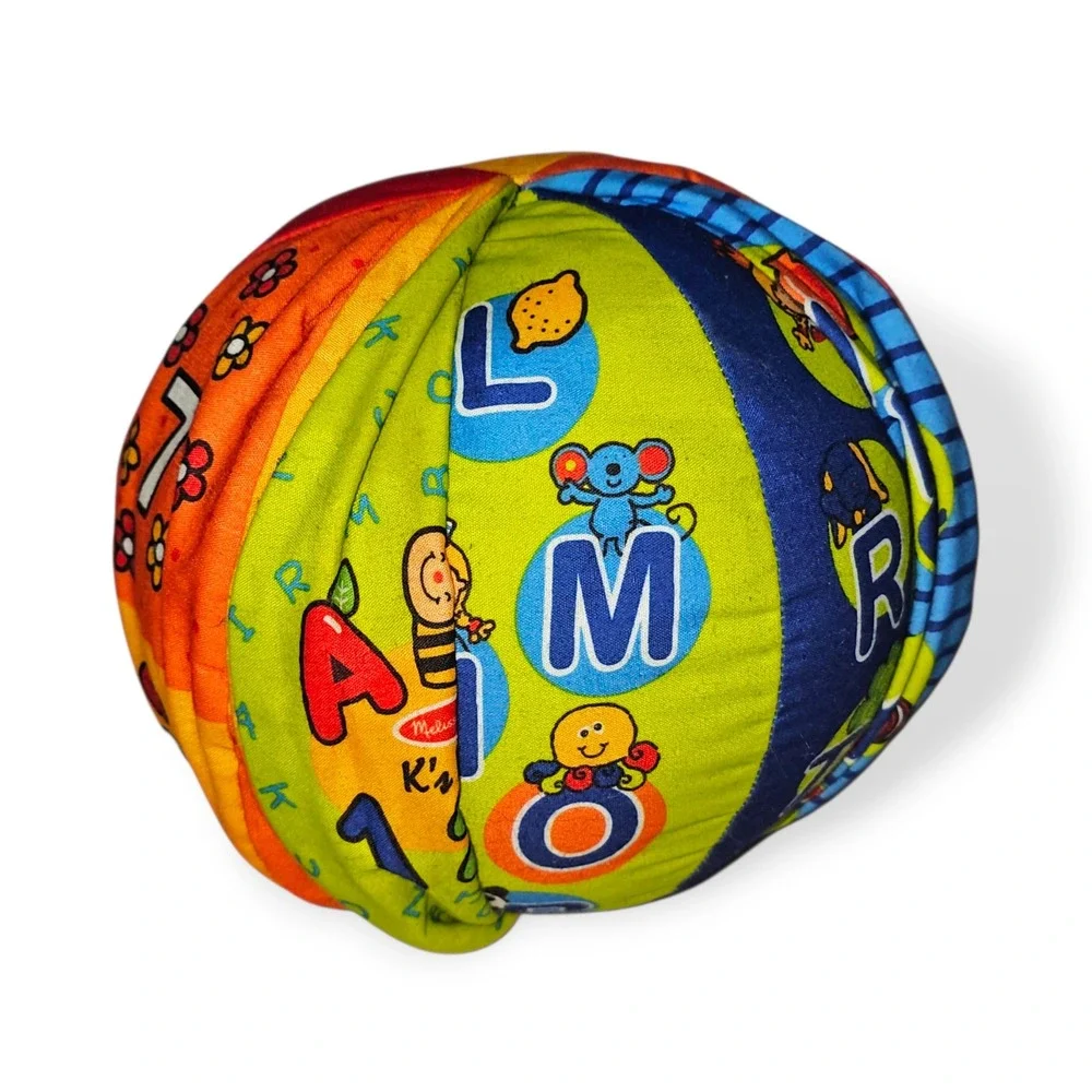 Melissa‎ & Doug K's Kids 2-in-1 Talking Ball Reversible Numbers Alphabet Plush